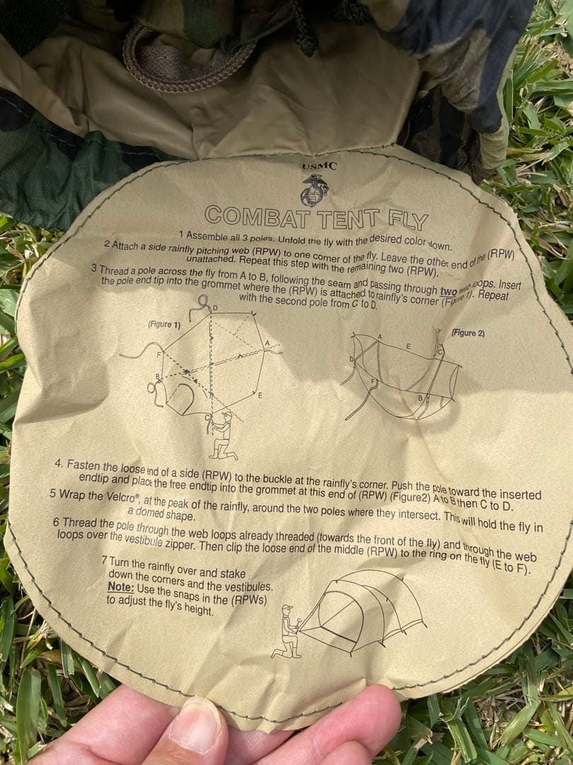 米軍　Marine Combat Tent コンバットテント美品USMC