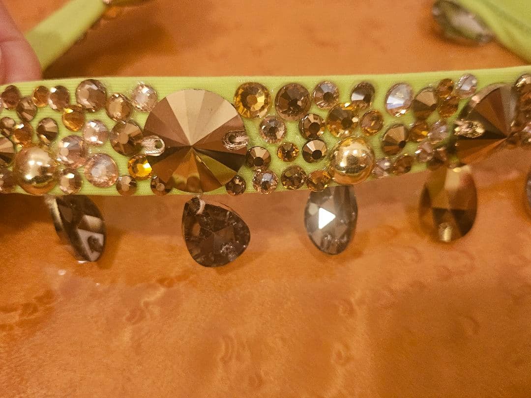 【新品未使用2025年10月購入】社交ダンス ラテンルンバ用ドレス（MLサイズ）