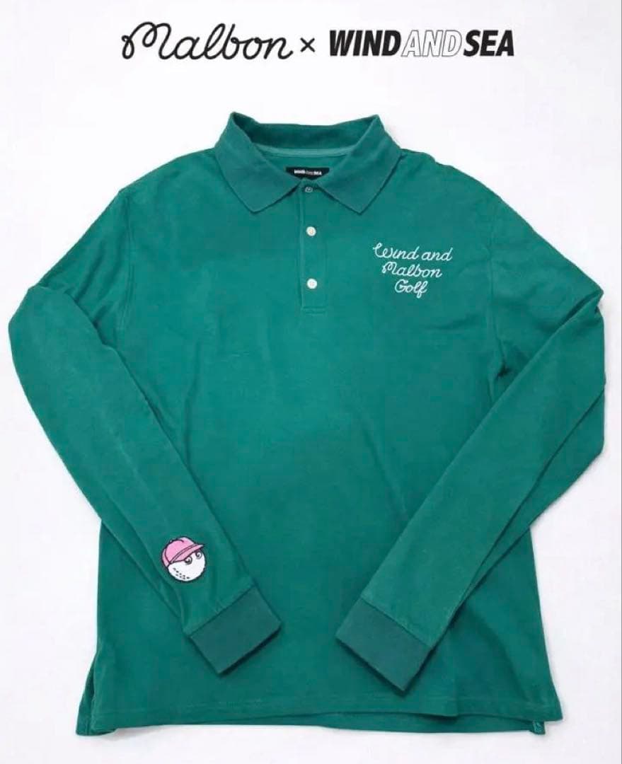 Malbon × wind and sea ポロシャツ ウィンダンシー