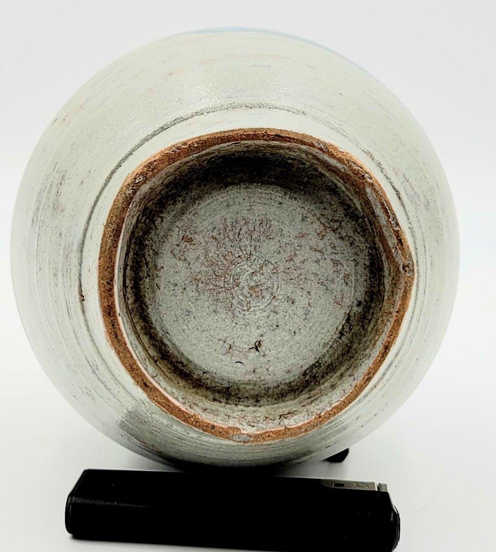 時代物　染め付け　徳利　花入れ　江戸時代　骨董品、美術品