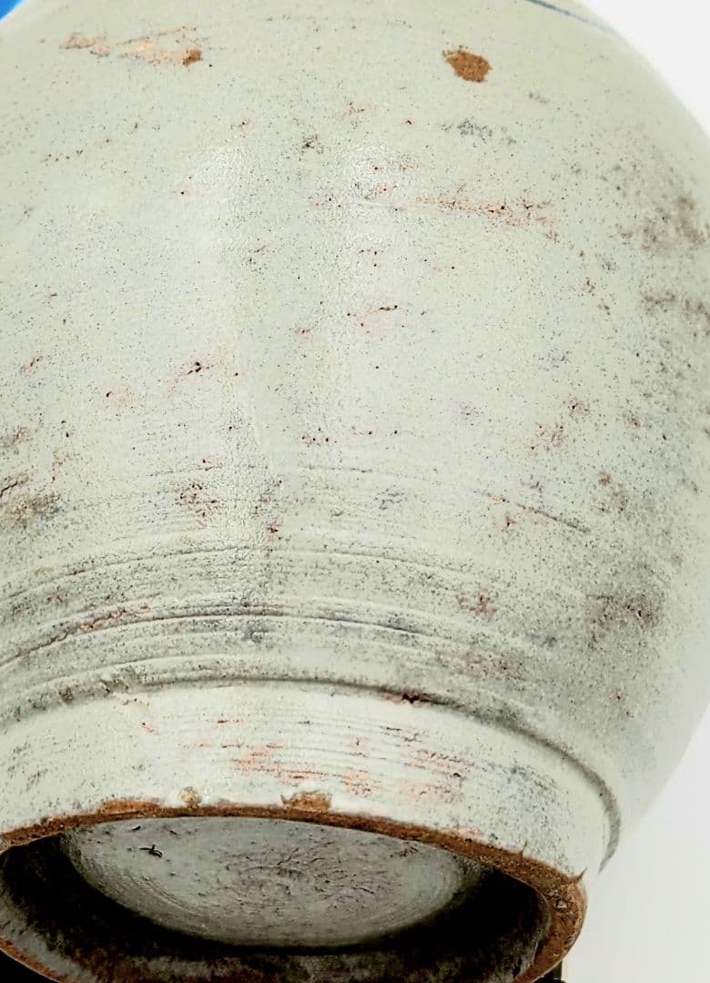 時代物　染め付け　徳利　花入れ　江戸時代　骨董品、美術品