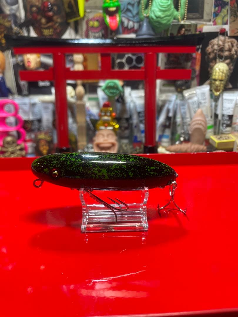 サーフェイスジョー　表層暴鮫　漆塗り　宝物ルアー　ペンシル