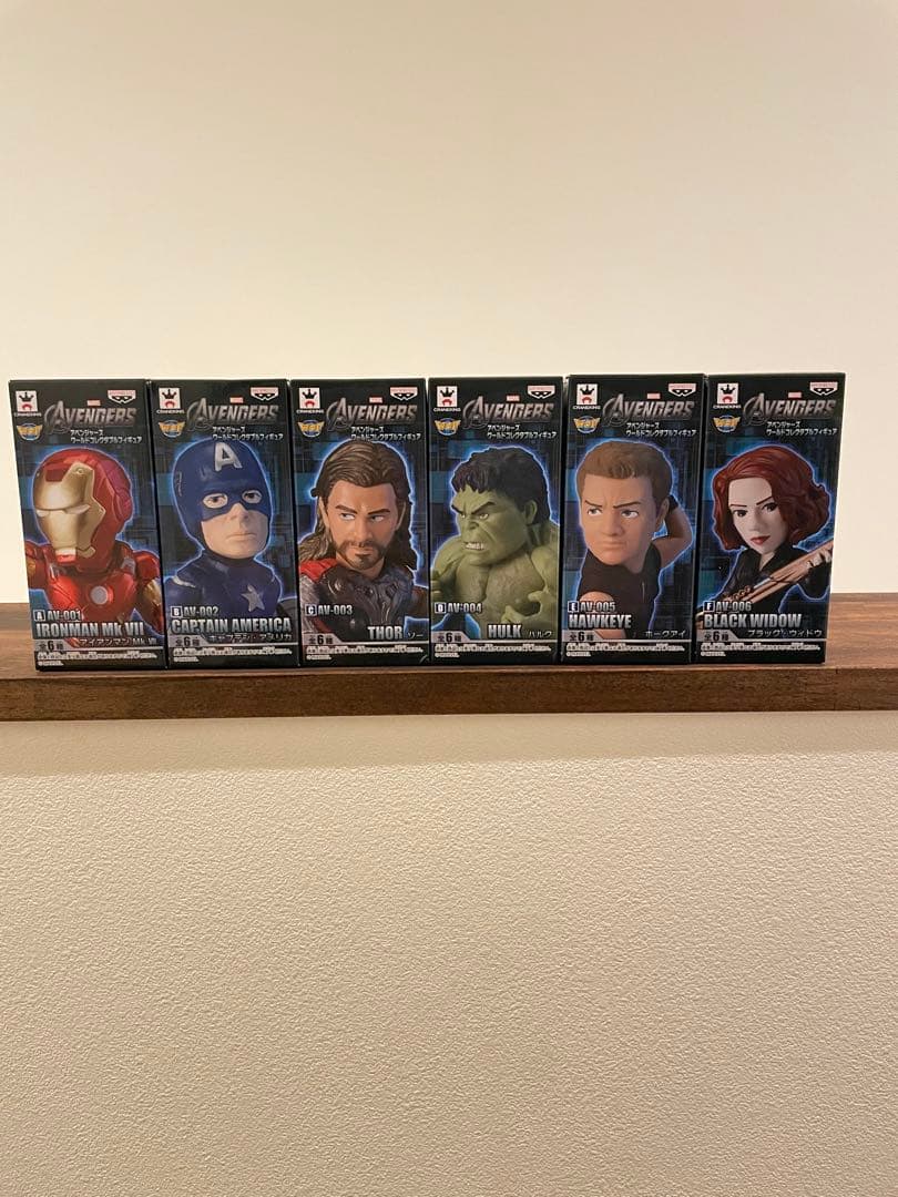 アベンジャーズ ワールドコレクタブルフィギュア 全6種セット