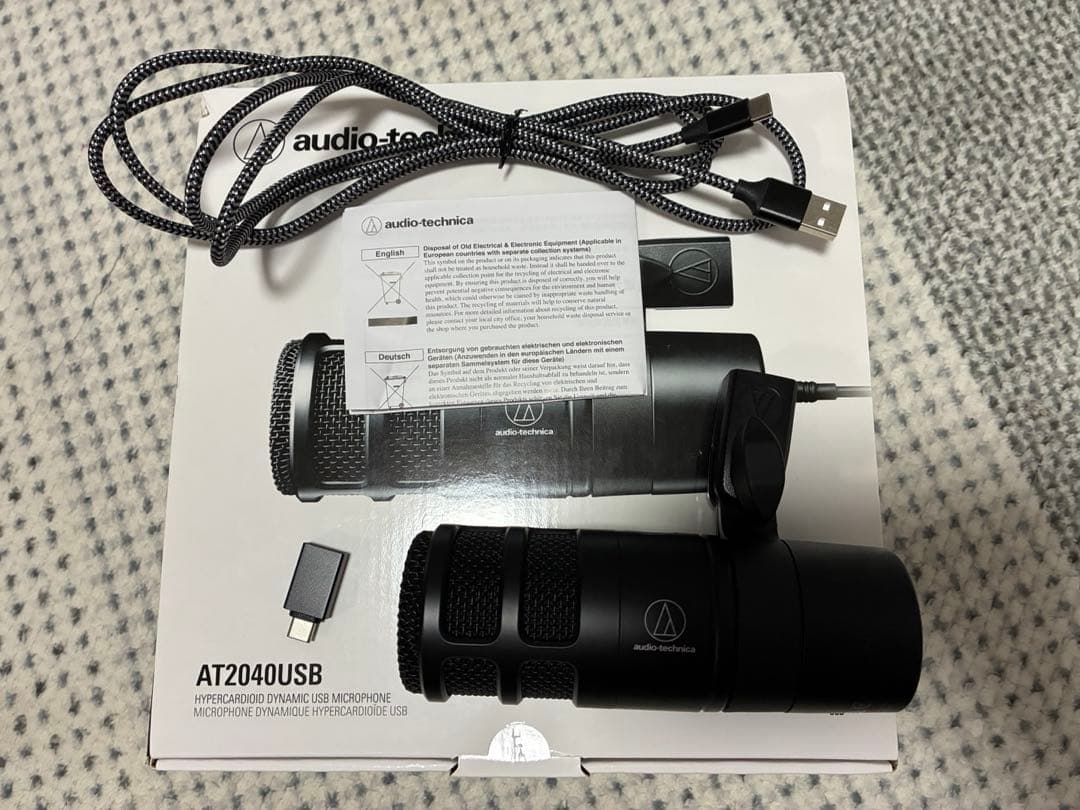 配信機器・PA機器・レコーディング機器 Audio-Technica AT2040 USB