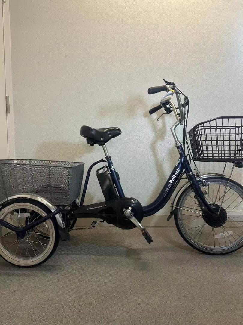 『配送可』ＰＥＬＴＥＣＨ ペルテック ＴＤＲ－１６３Ｌ 電動アシスト三輪車８ＡＨ