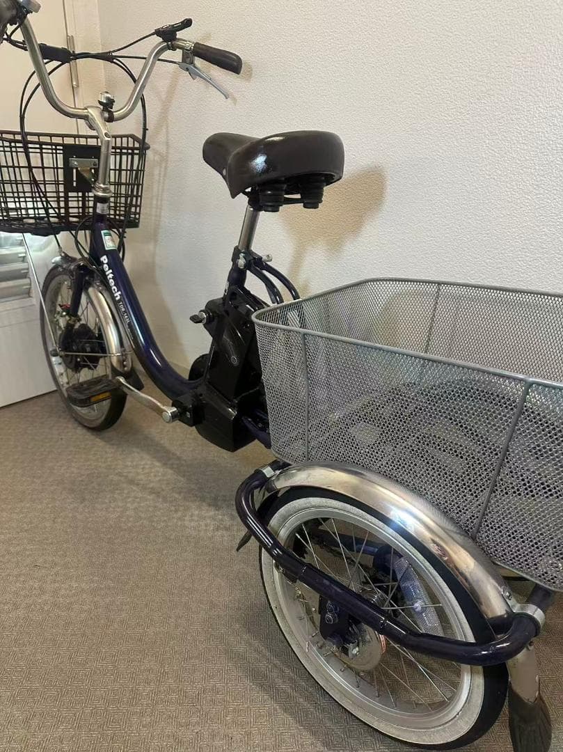 『配送可』ＰＥＬＴＥＣＨ ペルテック ＴＤＲ－１６３Ｌ 電動アシスト三輪車８ＡＨ