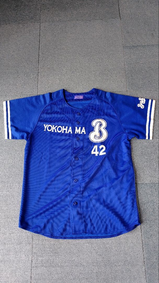 横浜ベイスターズ　ビジター　レプリカユニフォーム　マーク・クルーン　背番号42