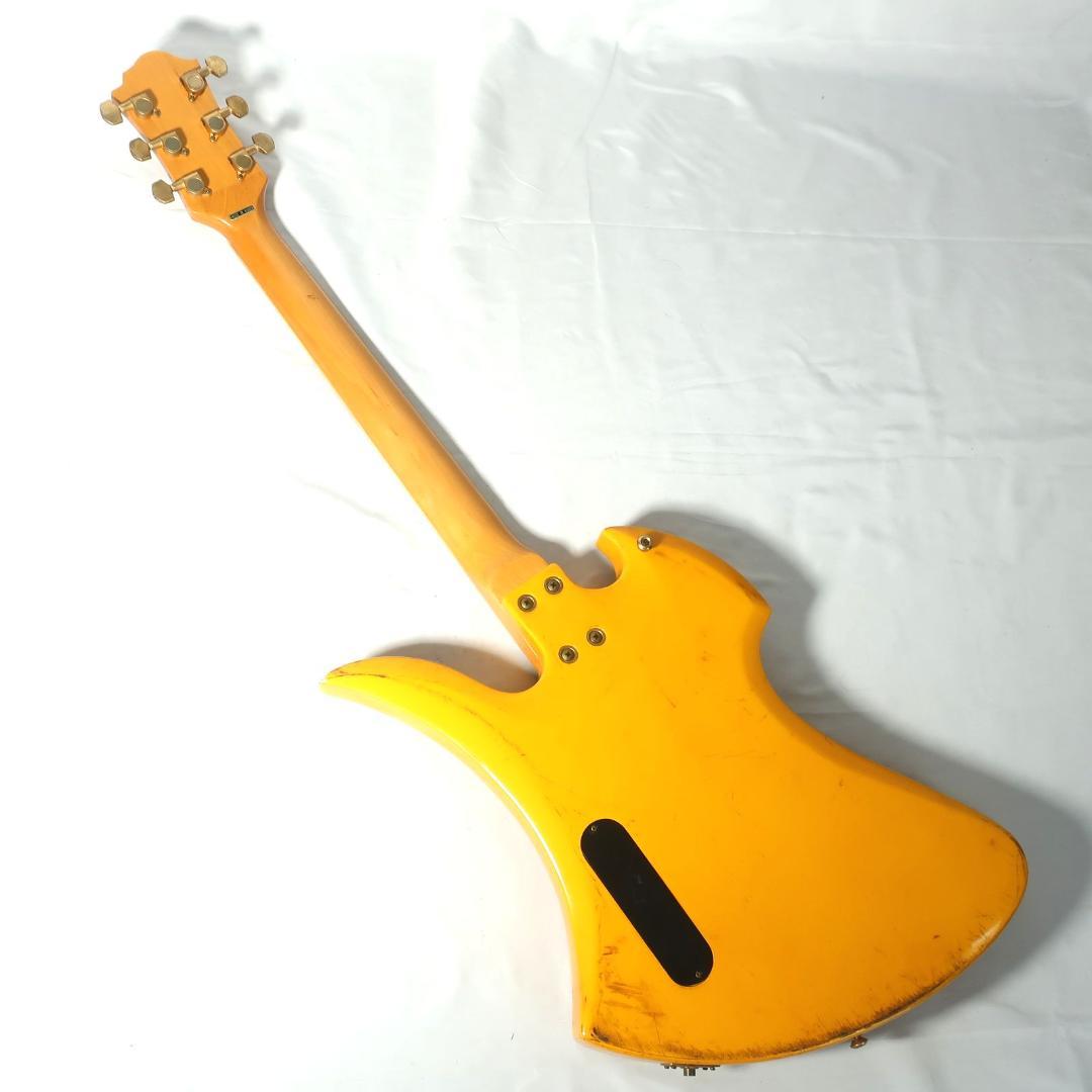 HIDEモデル モッキンバード エレキギター イエロー