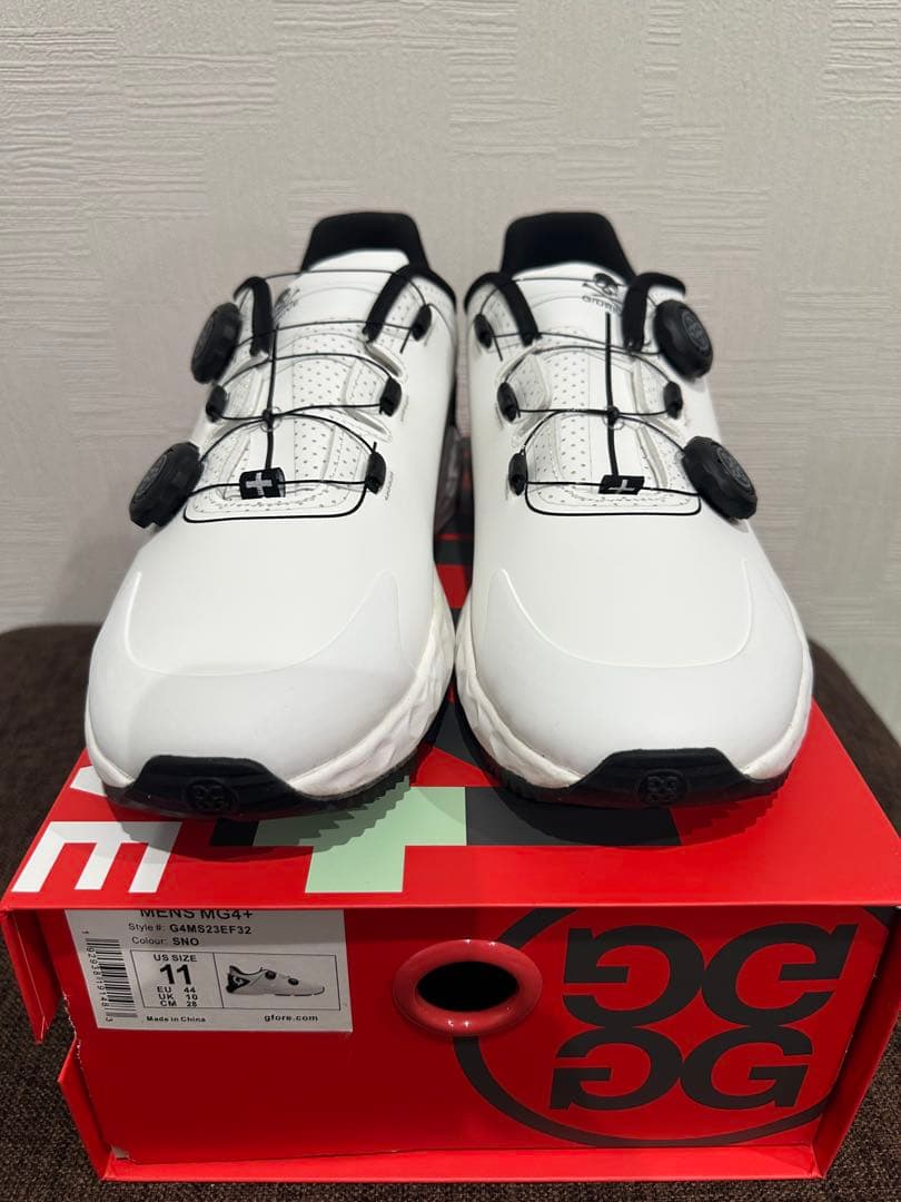 G/FOREメンズシューズG/DRIVE MG4+ ホワイト28㎝