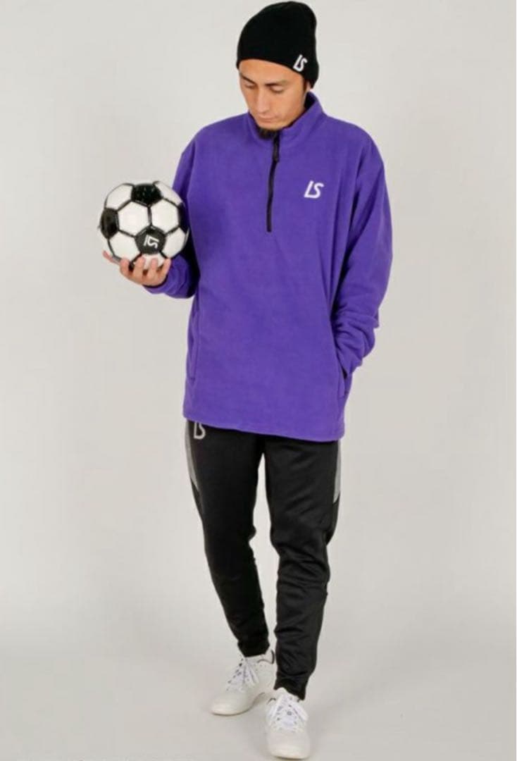 ルースイソンブラ　FLEECE HALFZIP TOP