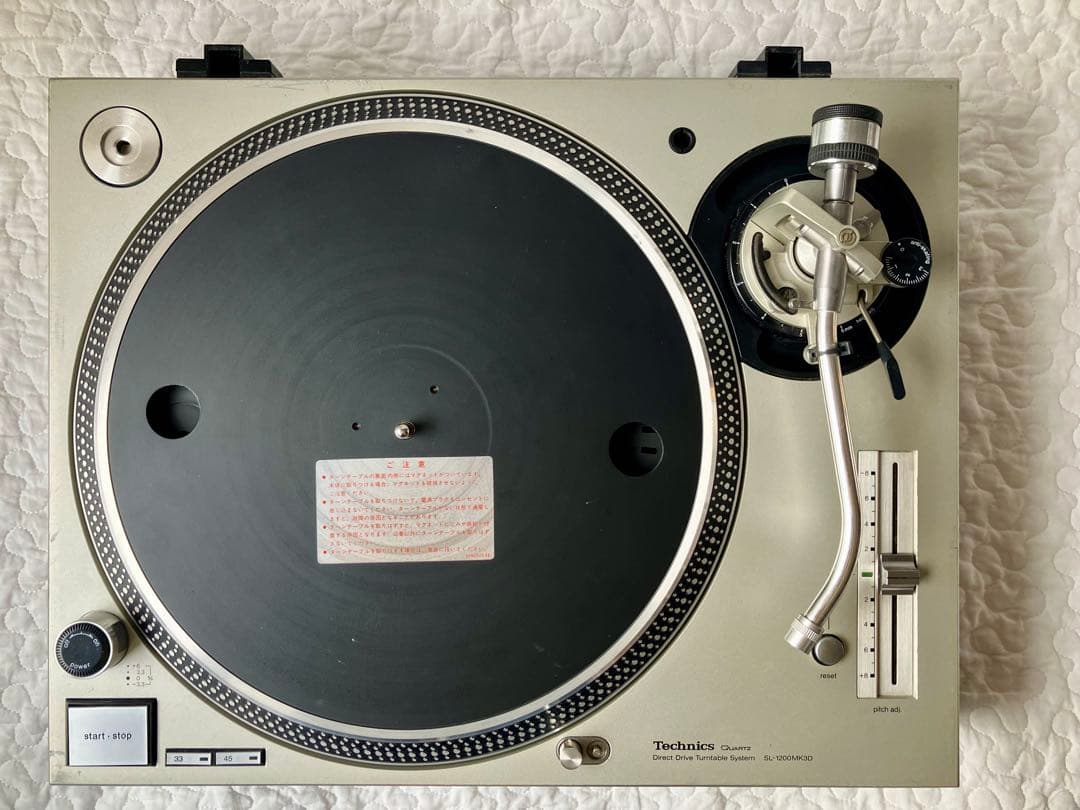 Technics SL-1200MK3D テクニクス　蓋、説明書、備品付き