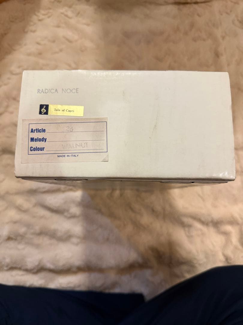 REUGE リュージュ オルゴール イタリア象嵌 ジュエリーボックス 鍵付き