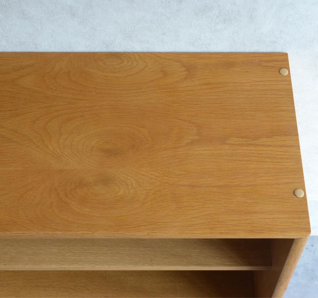 ドイツ 北欧ヴィンテージ オーク オープンシェルフ ブックシェルフ 飾り棚