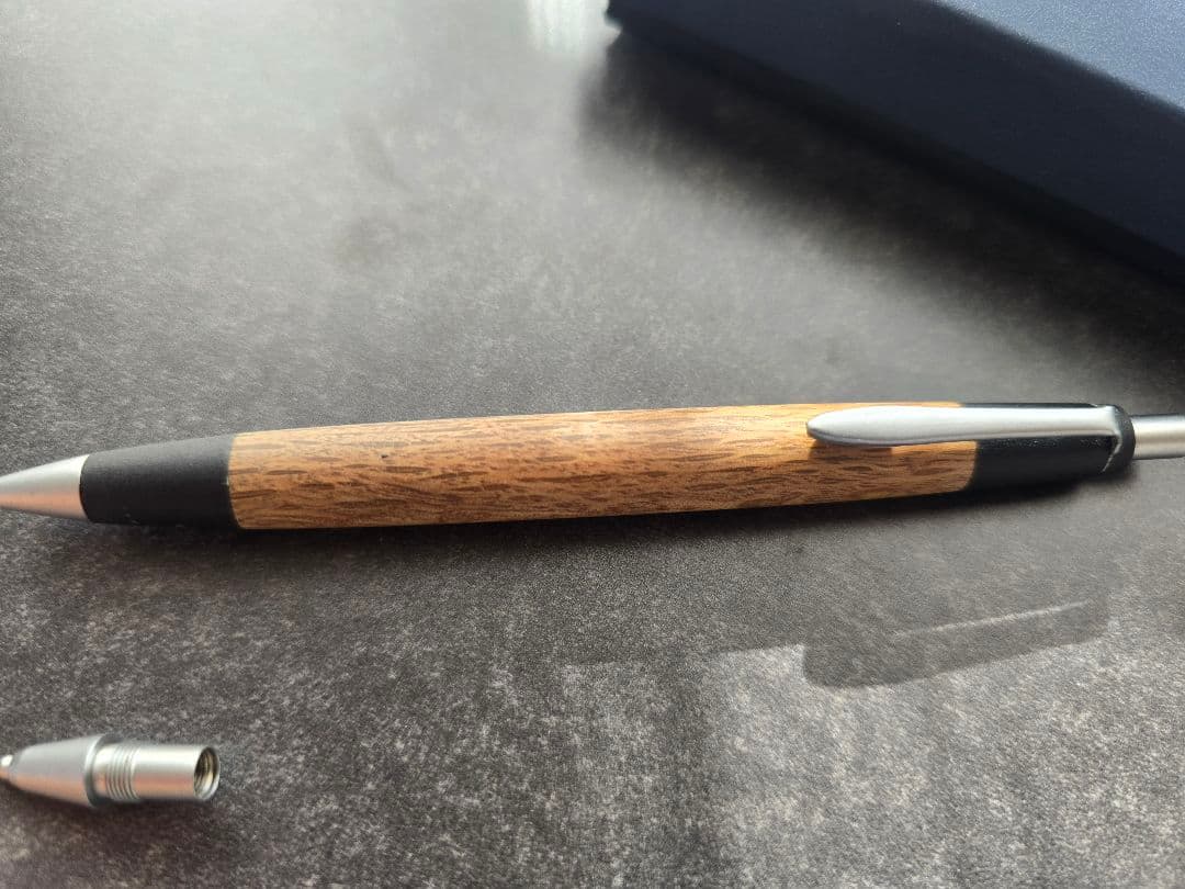 野原工芸 旧型 シャーペン 樫 固定式口金付き
