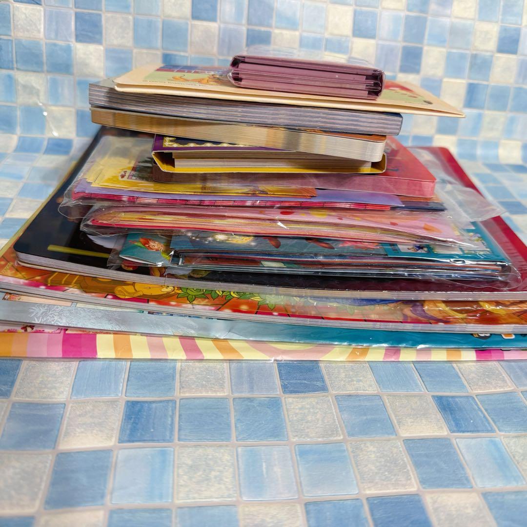 ディズニー　レトロ　ノート　メモ　付箋　レターセット　おまとめ売り