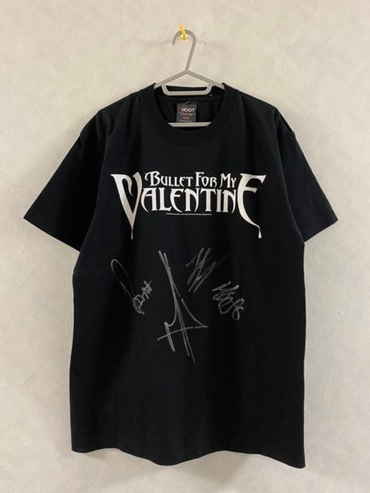 Bullet For My Valentine メンバー直筆サイン入りTシャツ