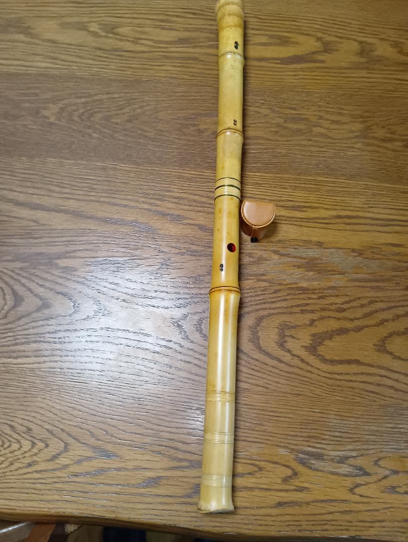 【琴古流 尺八】竹揚 三印 中継ぎ 長さ約68㎝