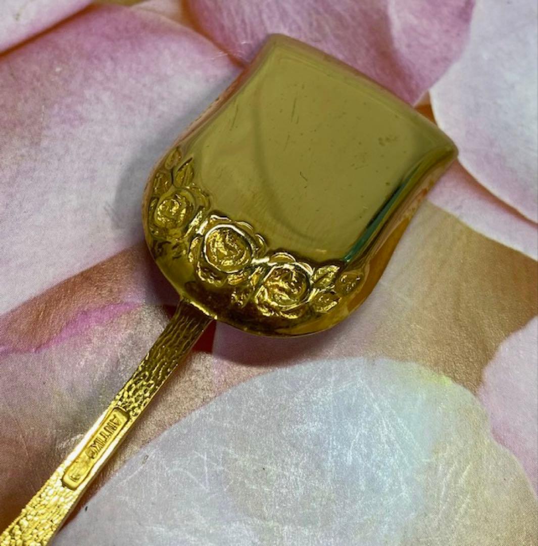 ヒルデスハイムローズ　シュガースプーン　ドイツ　ANTIKO社製　25イ128