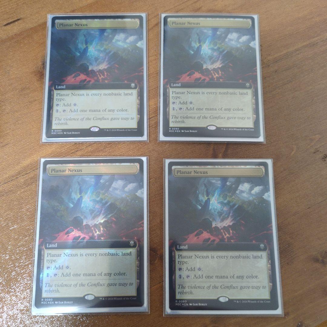 次元の結節点　英語4枚セット　リップル・Foil (080)■拡張アート