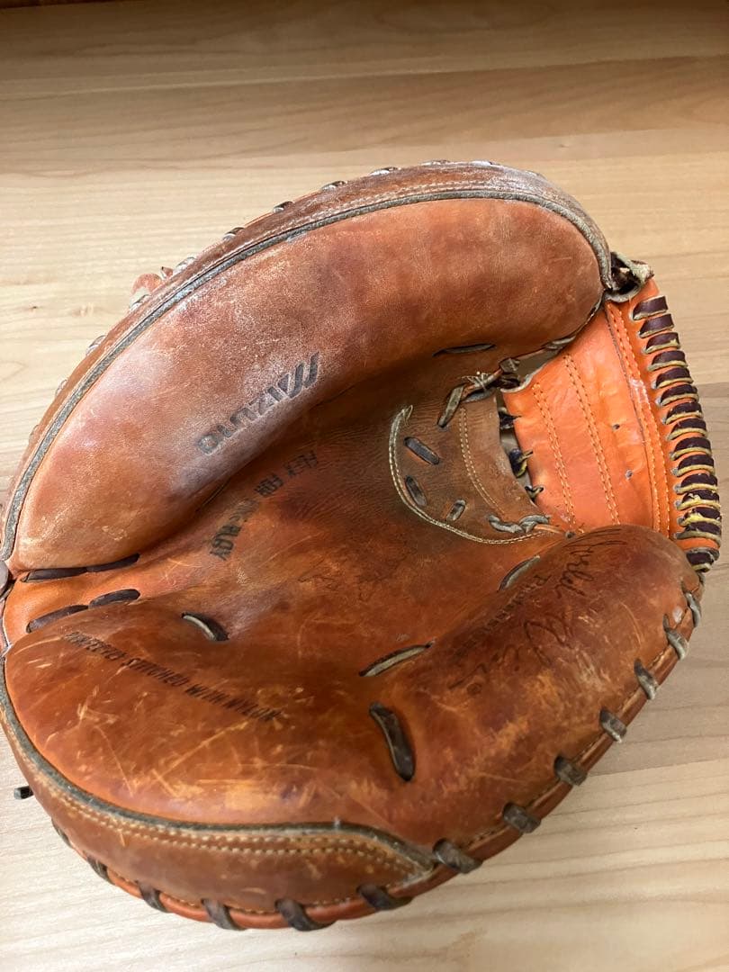 梶原　北海道日本ハムファイターズ　実使用　支給　キャッチャーミット　硬式　ミズノ