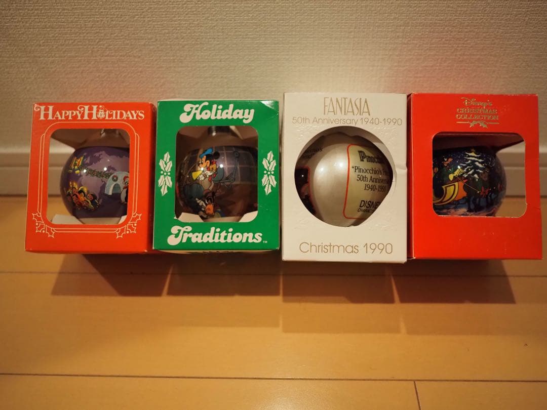 ディズニークリスマスオーナメントセット