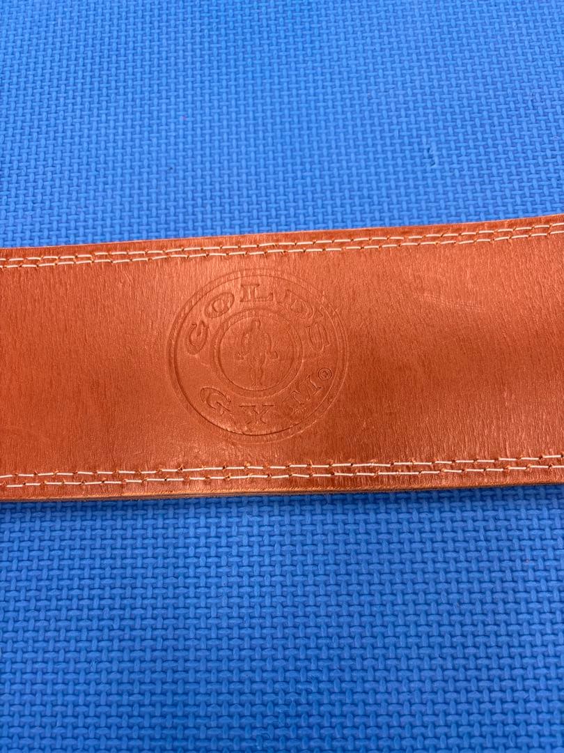 美品‼️ ゴールドジム プロレザーベルト　Ｌサイズ