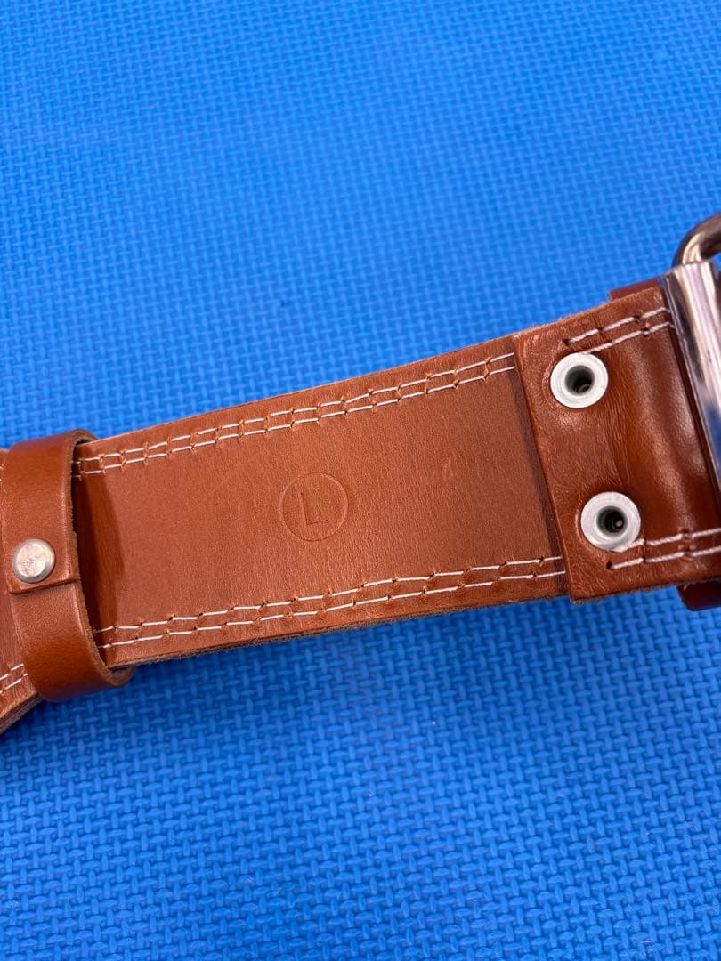 美品‼️ ゴールドジム プロレザーベルト　Ｌサイズ