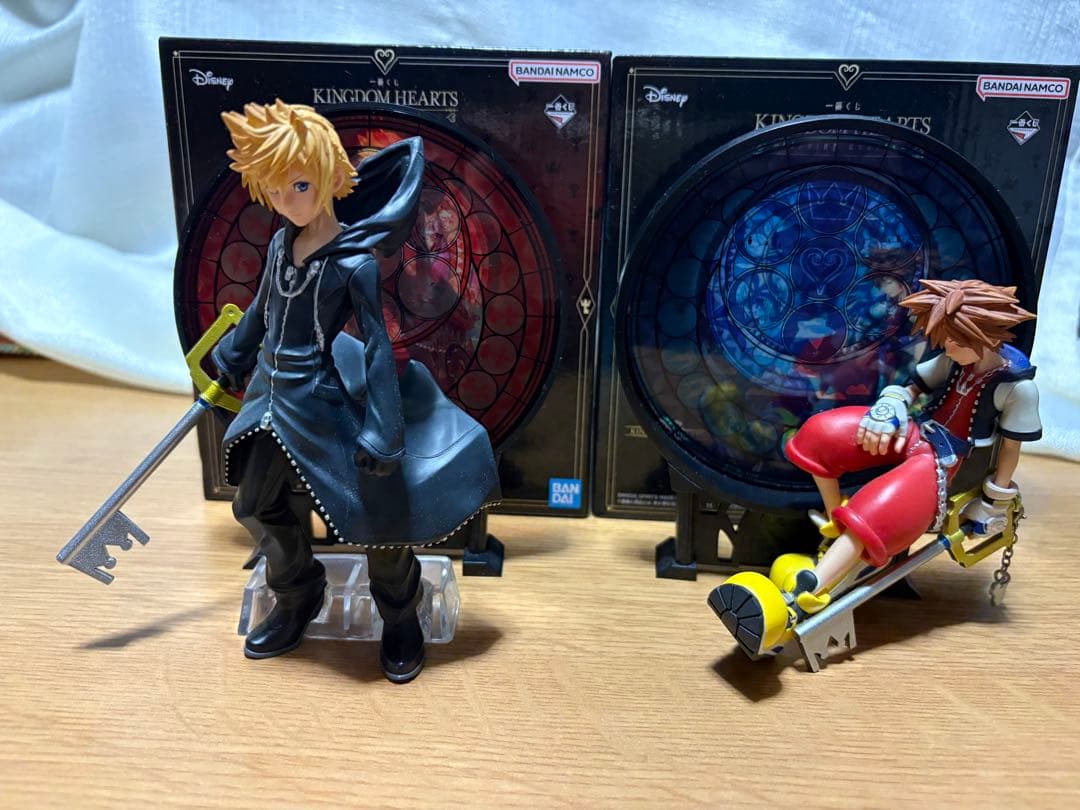 キングダムハーツ一番くじ ロクサス ソラ フィギュア 2体セット