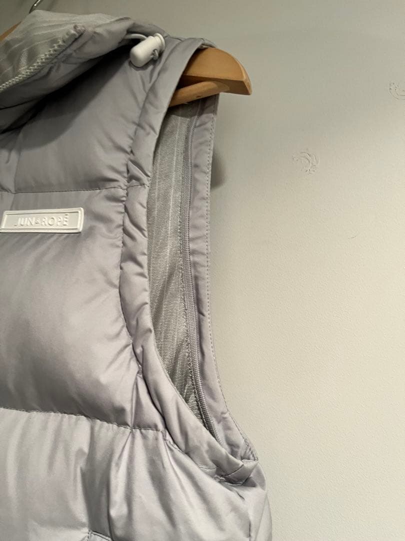 JUN&ROPE グレー ダウンジャケット