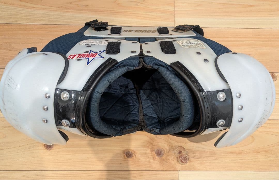 残り30分【1/14限定】DouglasQBKXSショルダーパッドXS ネイビー