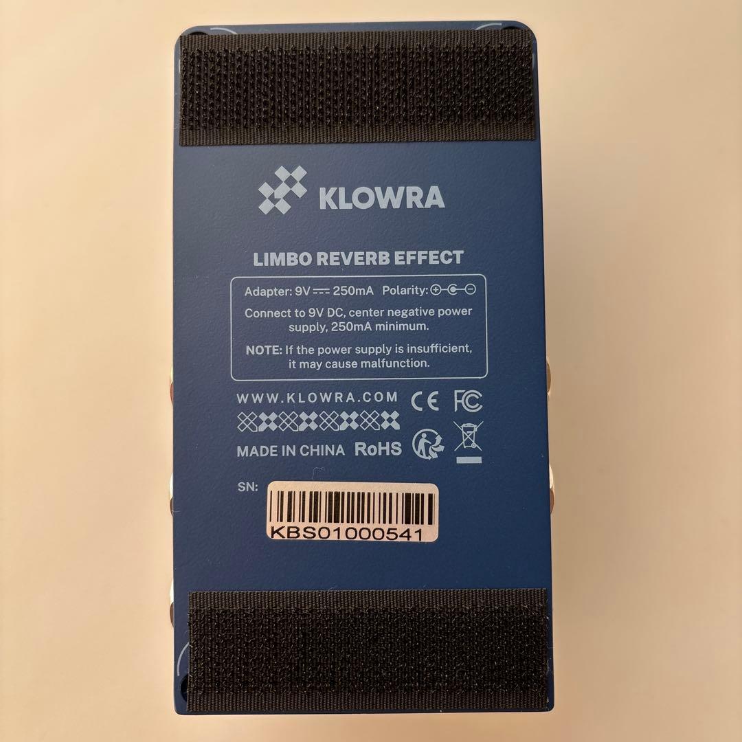 KLOWRA Limbo Reverb Effect リバーブ エフェクター