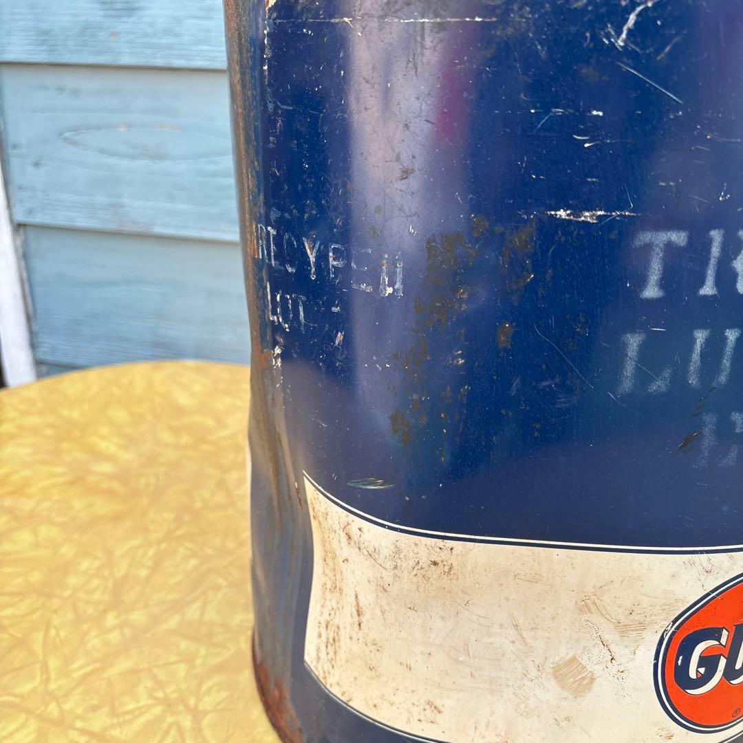 USA VINTAGE GULFガルフ 5ガロン缶 1950s