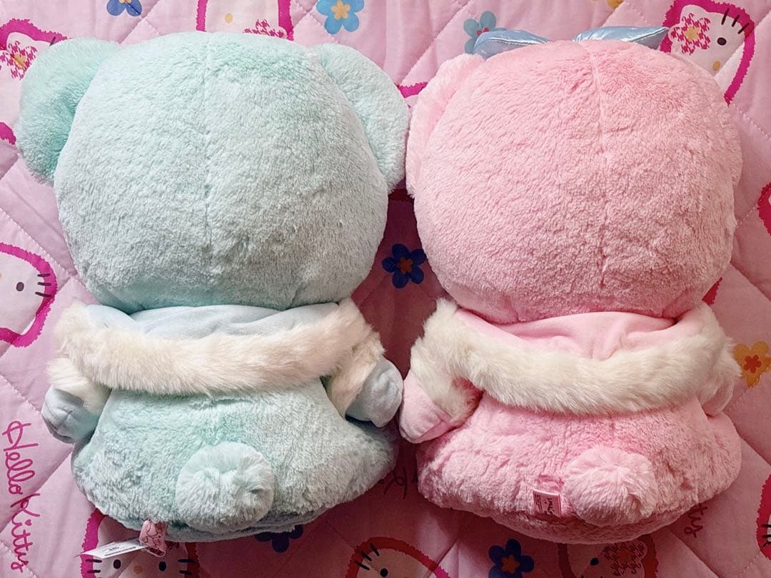 パフポフ　ケープ付きぬいぐるみ　巨大　BIG　ふわふわ　限定　キキララ　くま