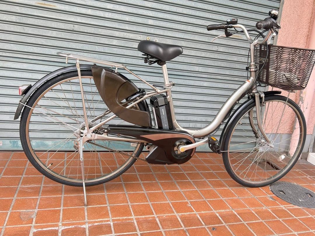 大阪市内配達無料ヤマハ電動アシスト自転車バッテリー8.9Ah シルバー