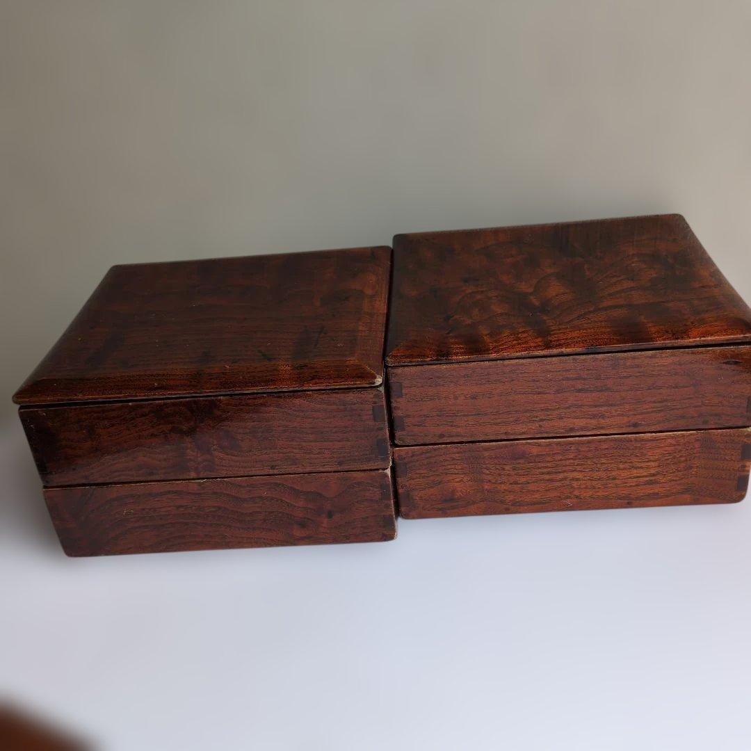骨董品　訳あり　昔のオカモチ？木製収納箱