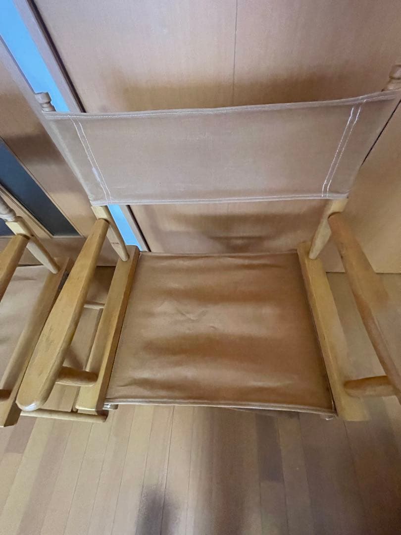 ビンテージディレクターズチェア　レア　ペア　キャンプチェア　アウトドアチェア