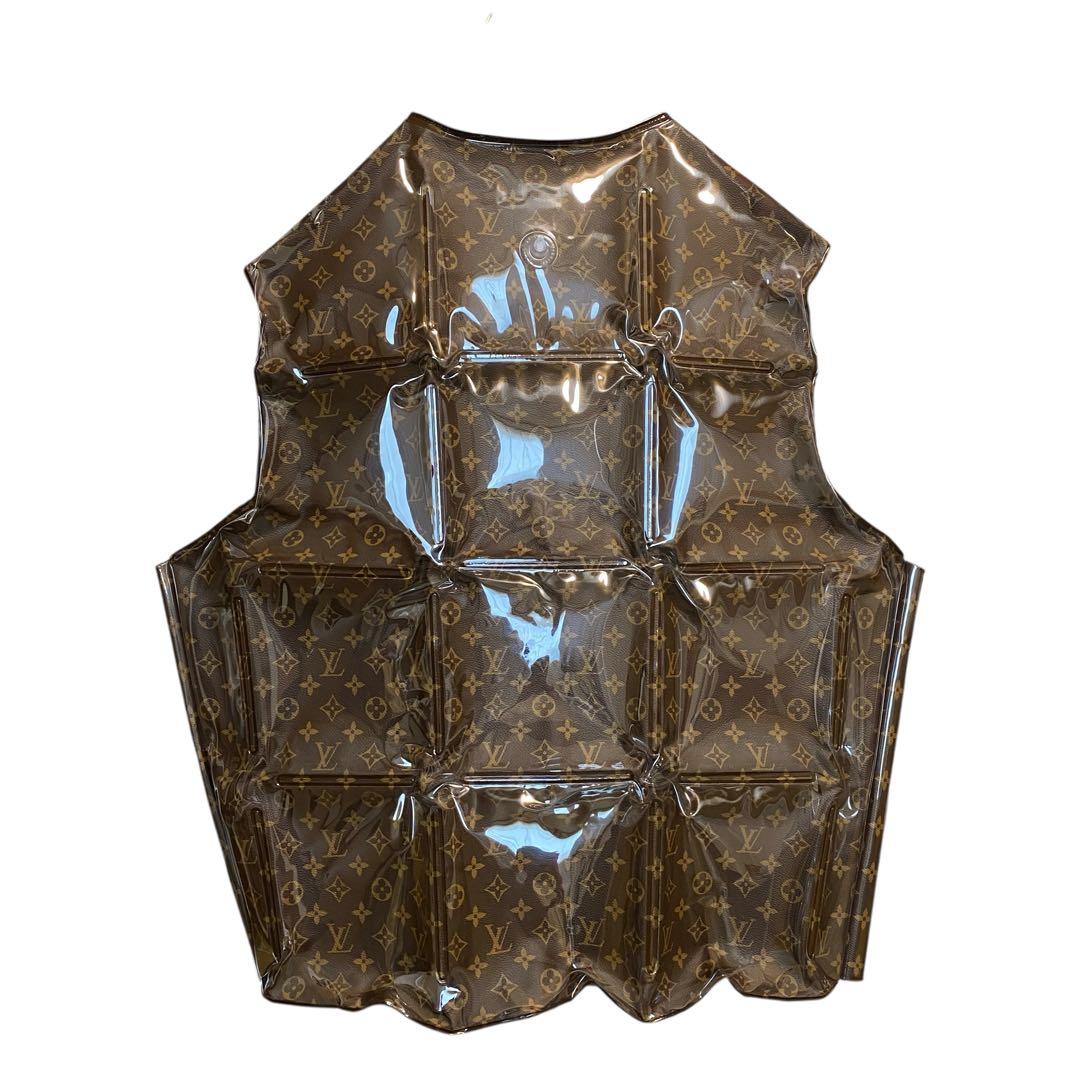 美品 ルイ ヴィトン モノグラム インフレータブル ビニール 50 スイムウェア