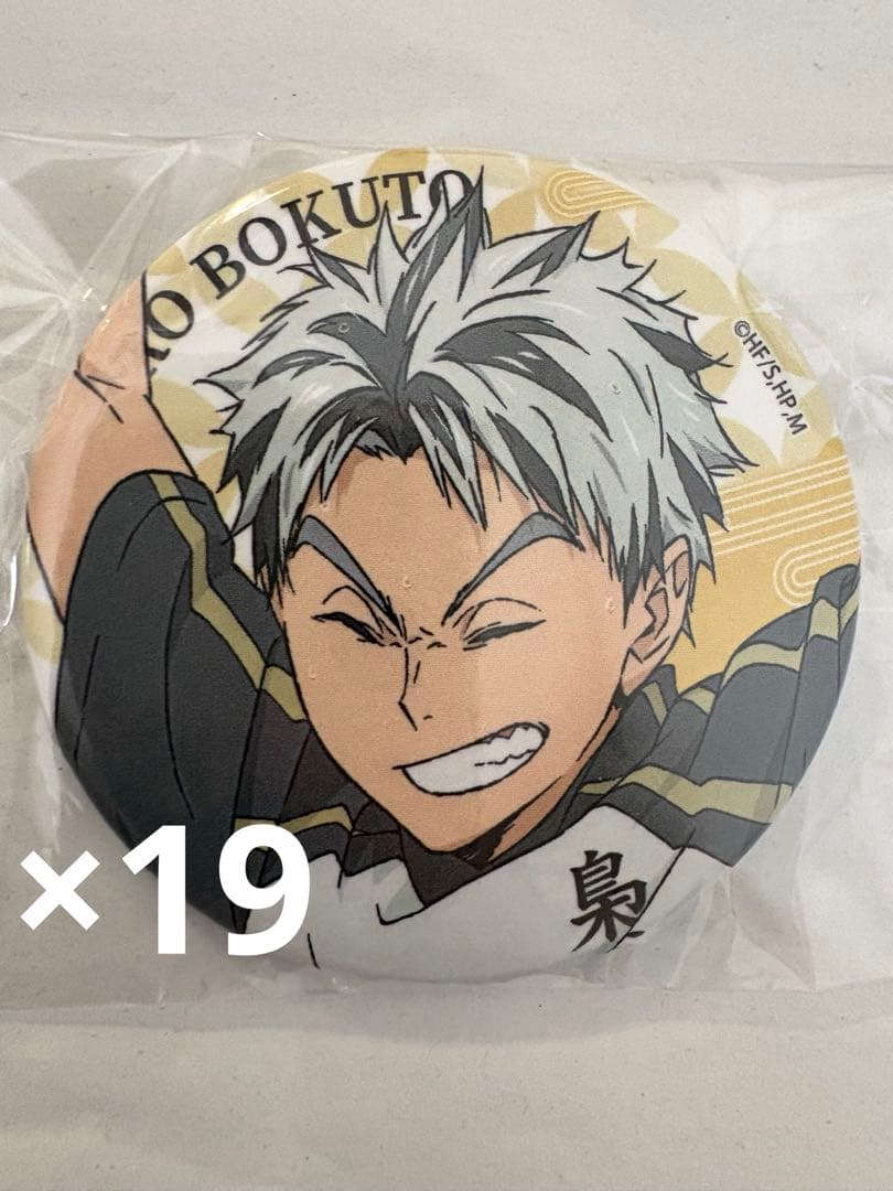 木兎光太郎 極楽湯 缶バッジ 19個