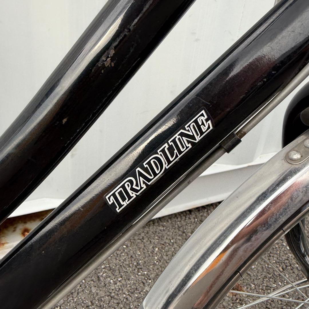 kokolate　自転車 26インチ カゴ/鍵/オートライト/6段変速付