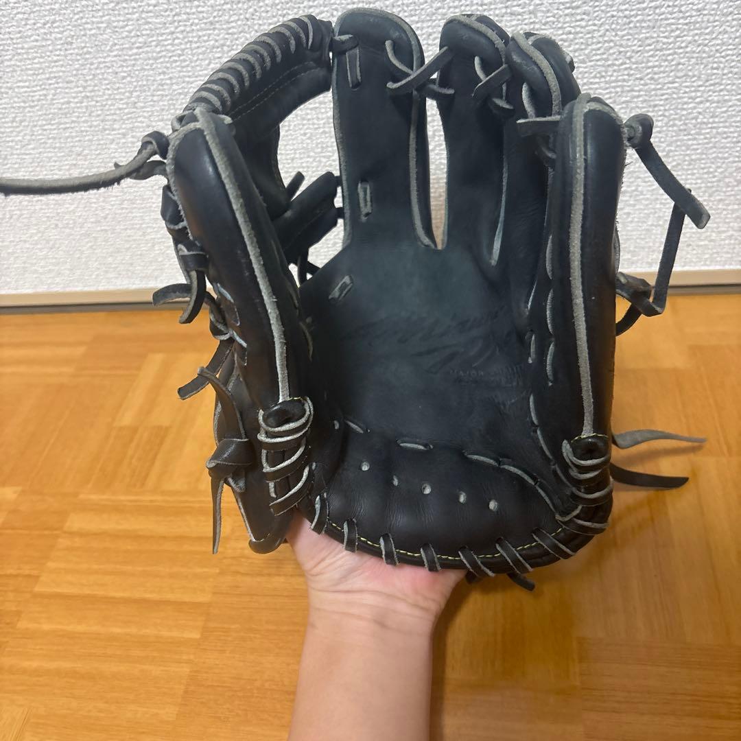 値下げしましたミズノプロ硬式野球グローブ 黒