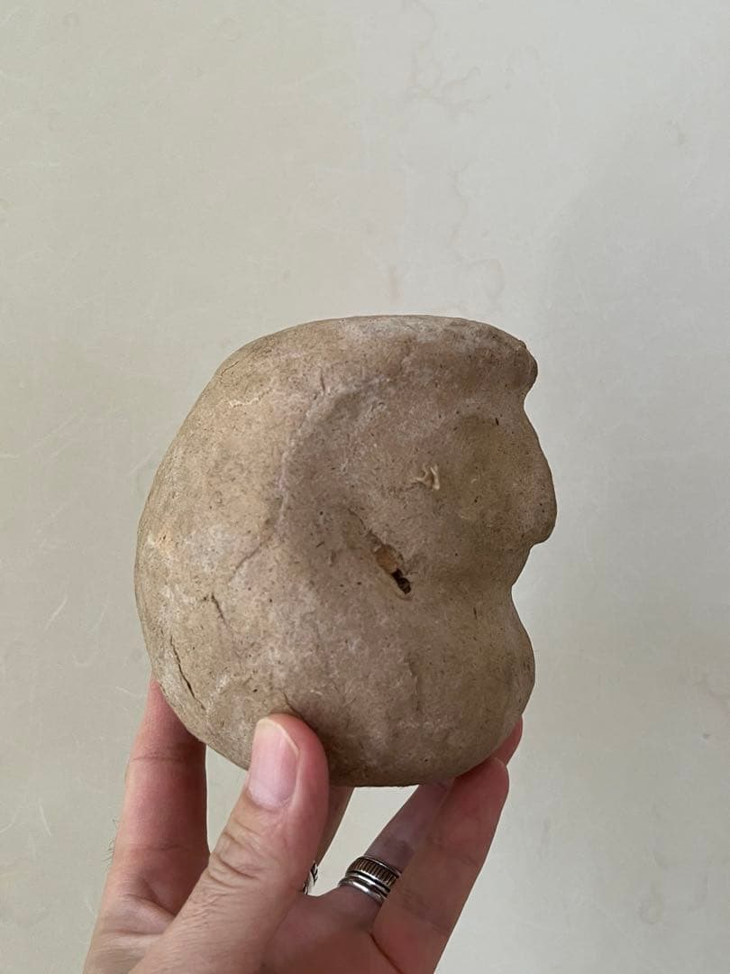 高崎達磨 達磨の木型　2 張子の達磨　中身あり　木型付き　骨董　民藝