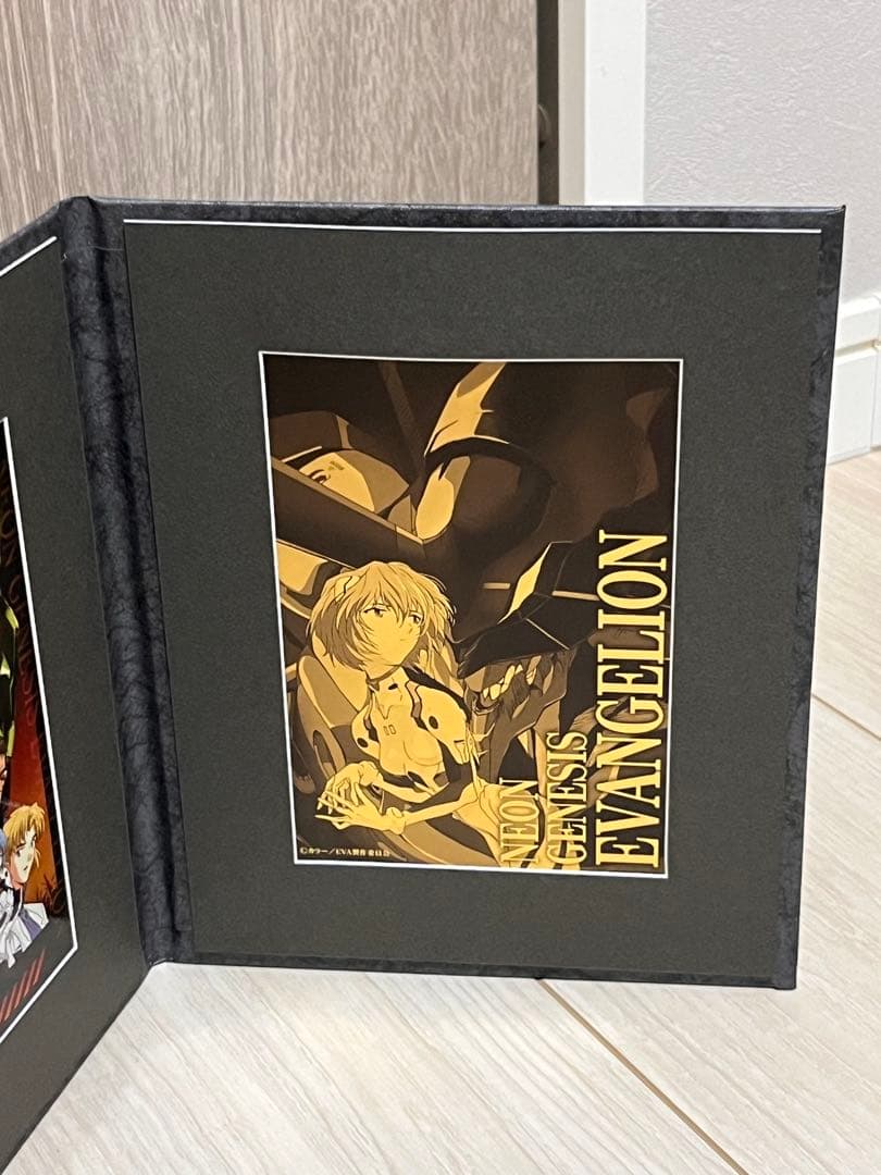 新世紀エヴァンゲリオン　30周年記念　綾波レイ　純金プレート&ポストカード
