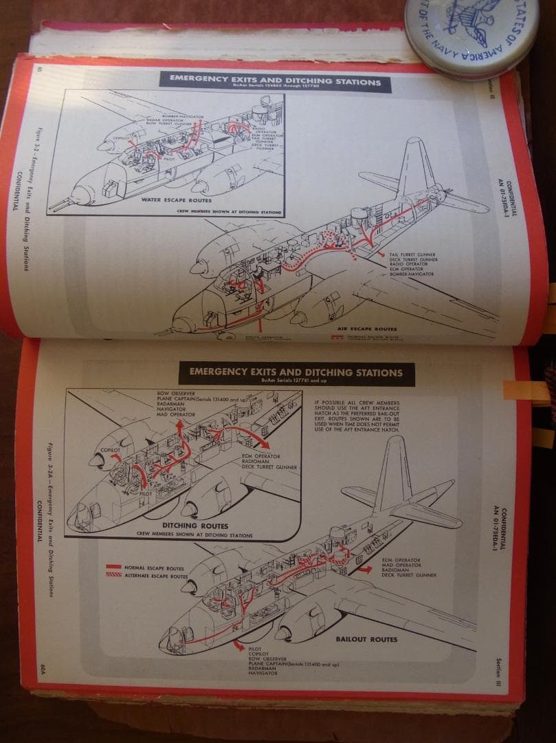 1955年米海軍の対潜哨戒機P2V-5 Neptune フライトハンドブック