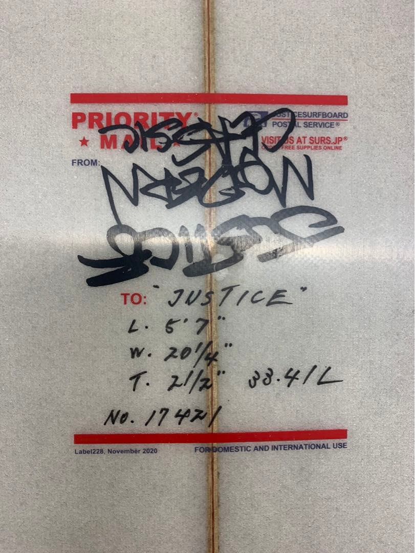 ジャスティスサーフボードtwin fish alternative 手渡しのみ