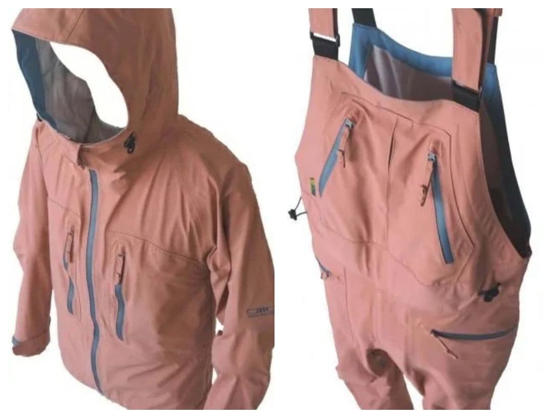 【美品】H.I.D ウェア ジャケットM ビブパンツS 上下セット 25-26