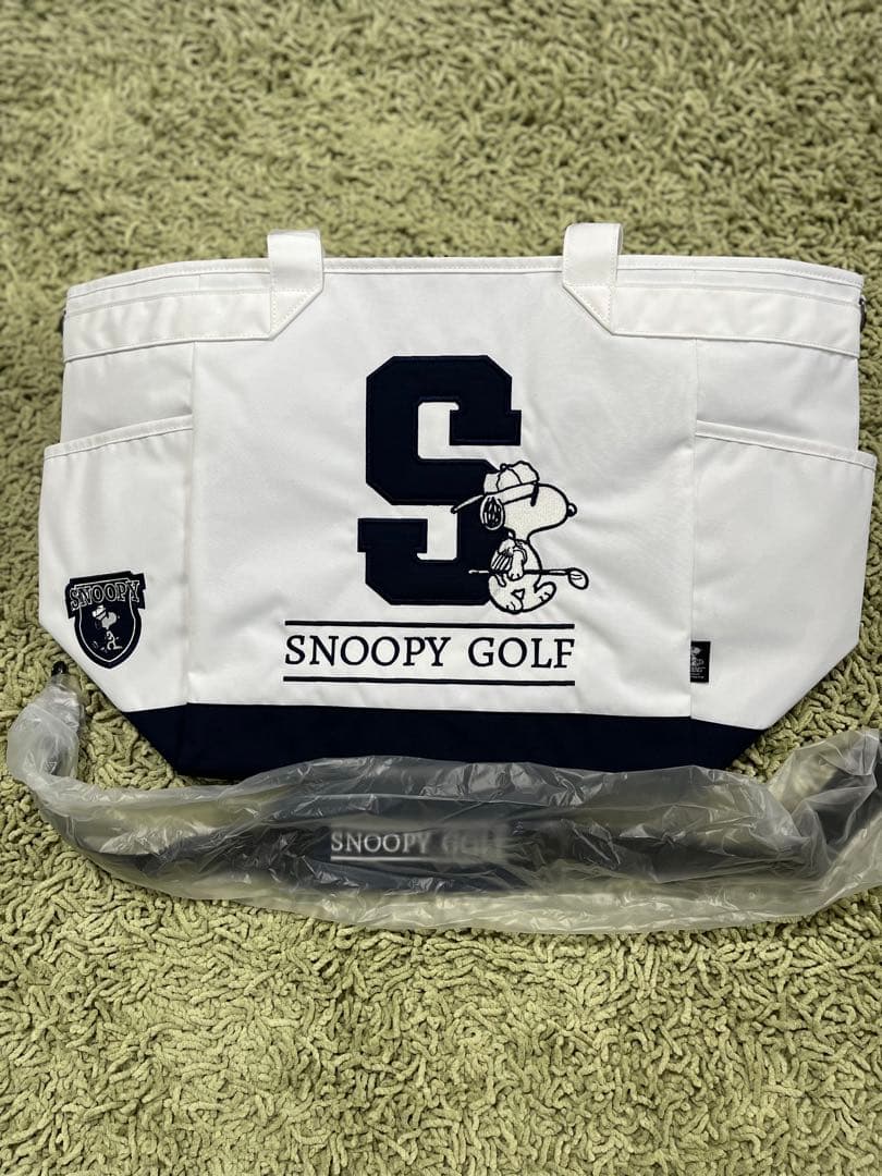 SNOOPY GOLF 大容量トートバッグ　新品タグ付き