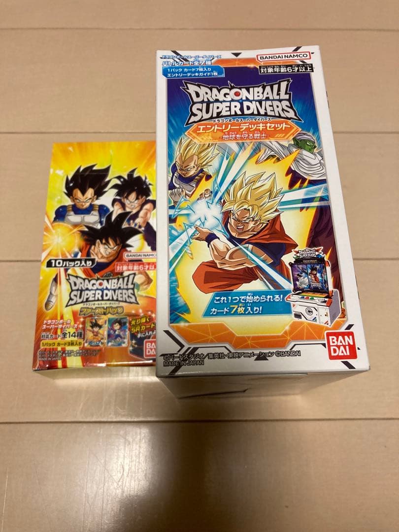 ドラゴンボールスーパーダイバーズエントリーデッキセット&ファーストパック1BOX