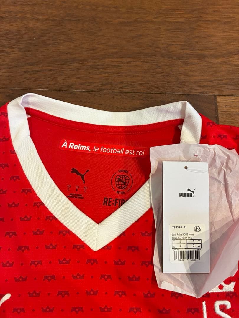 スタッドランス25-26シーズンユニフォーム関根直筆サイン入り新品未使用Lサイズ