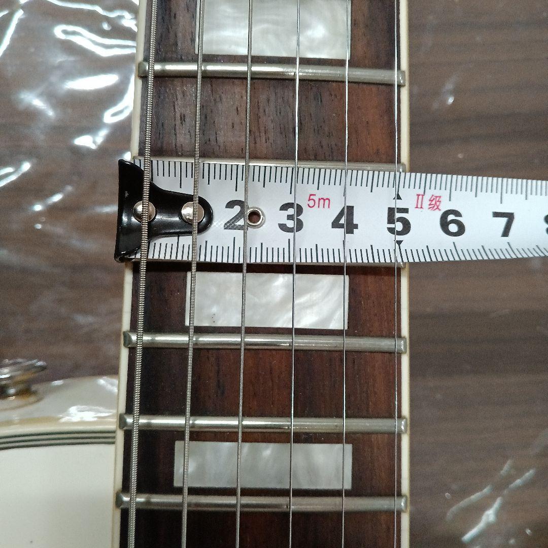 BUSKER'S ホワイト レスポールスタイル ギター