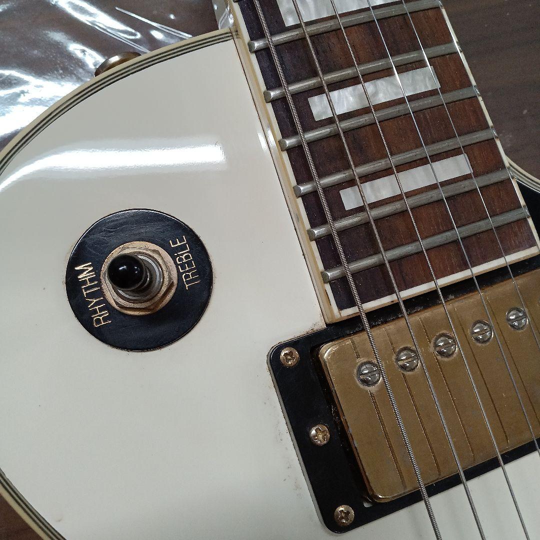 BUSKER'S ホワイト レスポールスタイル ギター